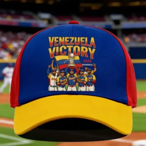 Unisex Celebrate Venezuela 2026 Baseball Champions Print Hat 2