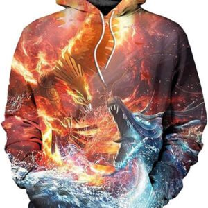 Resger Dragon Hoodie & Zip Hoodie 3d VH400-TNA