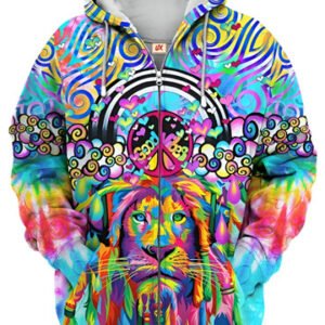 Resger Hippie Hoodie & Zip Hoodie 3d DVH24