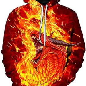RESGER DRAGON HOODIE & ZIP HOODIE 3D VH496-PCM