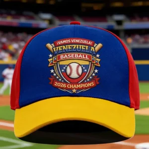 Unisex Celebrate Venezuela 2026 Baseball Champions Print Hat