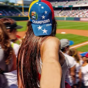 Unisex Celebrate Venezuela 2026 Baseball Champions Print Casual Hat
