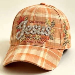 Fall For Jesus He Never Leaves Printed Casual Unisex Hat 2