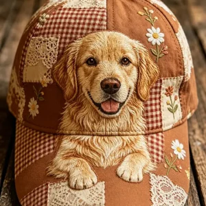 Unisex Cute Dog Design Print Hat