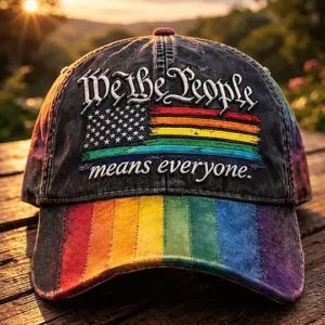 We The People Means Everyone Printed Casual Unisex Hat