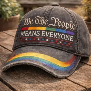 We The People Means Everyone Printed Casual Unisex Hat 2