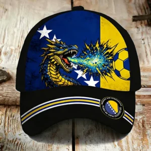 Unisex Bosnia ZMAJEVI Football Lover Printed Hat 6