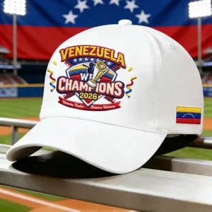 Unisex Celebrate Venezuela 2026 Baseball Champions Print Casual Hat 4