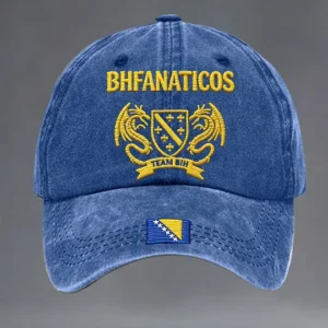 Unisex Bosnia ZMAJEVI Football Lover Printed Hat 3