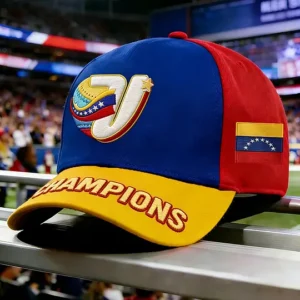 Unisex Celebrate Venezuela 2026 Baseball Champions Print Casual Hat 5